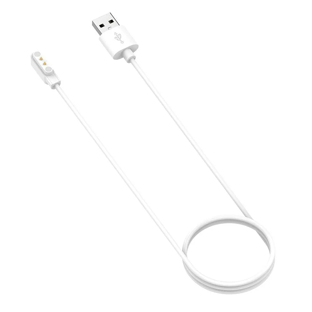 1.2m Oppo Watch Free / Ticwatch GTH charging cable - White