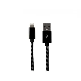 1M Usb 2.0-Lightning-Blk Mfi Cert