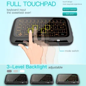 2-in-1 Wireless Multimedia Touchpad & Keyboard