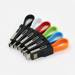 3 in 1 Magnetic Keychain USB Charging Cable