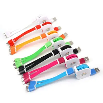 3 in 1 Retractable Cable with Type C