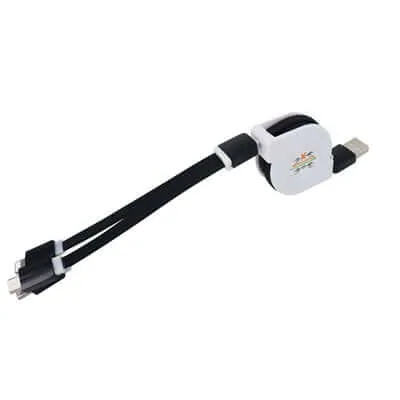 3 in 1 Retractable Cable with Type C