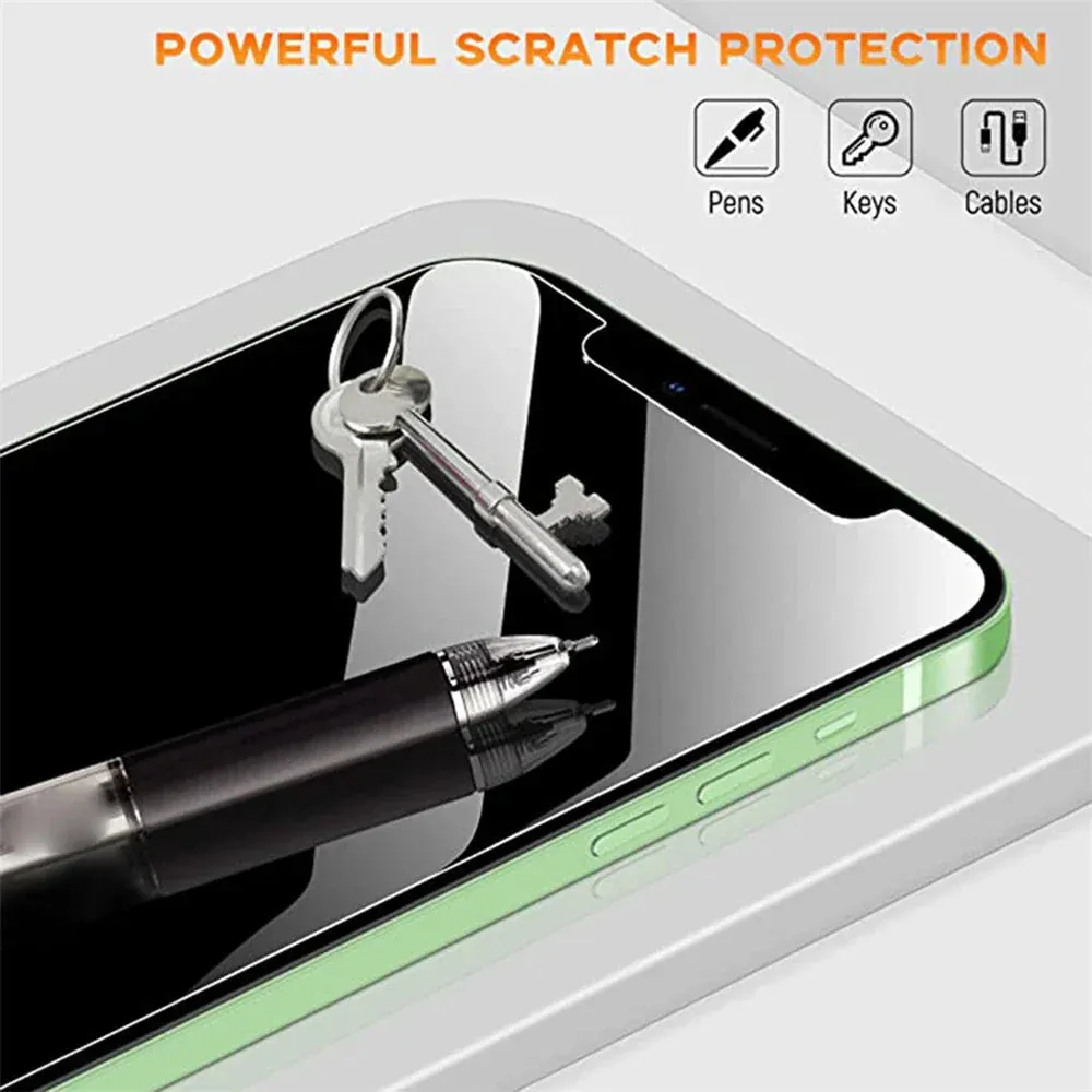 3-Pack iPhone 13 Pro Max Screen Protector Tempered Glass Case Friendly Anti Scratch Bubble Free