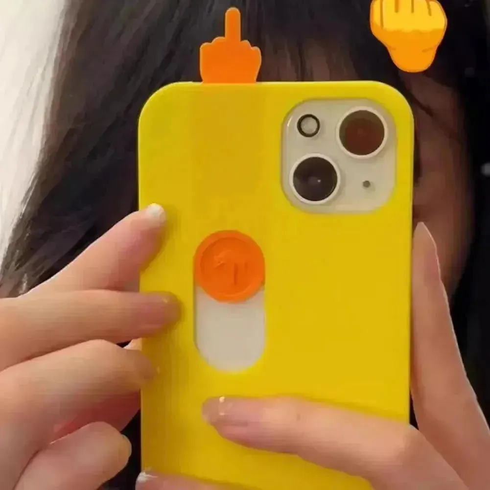 3D Printed Show the Finger Phone Case (For iPhones)