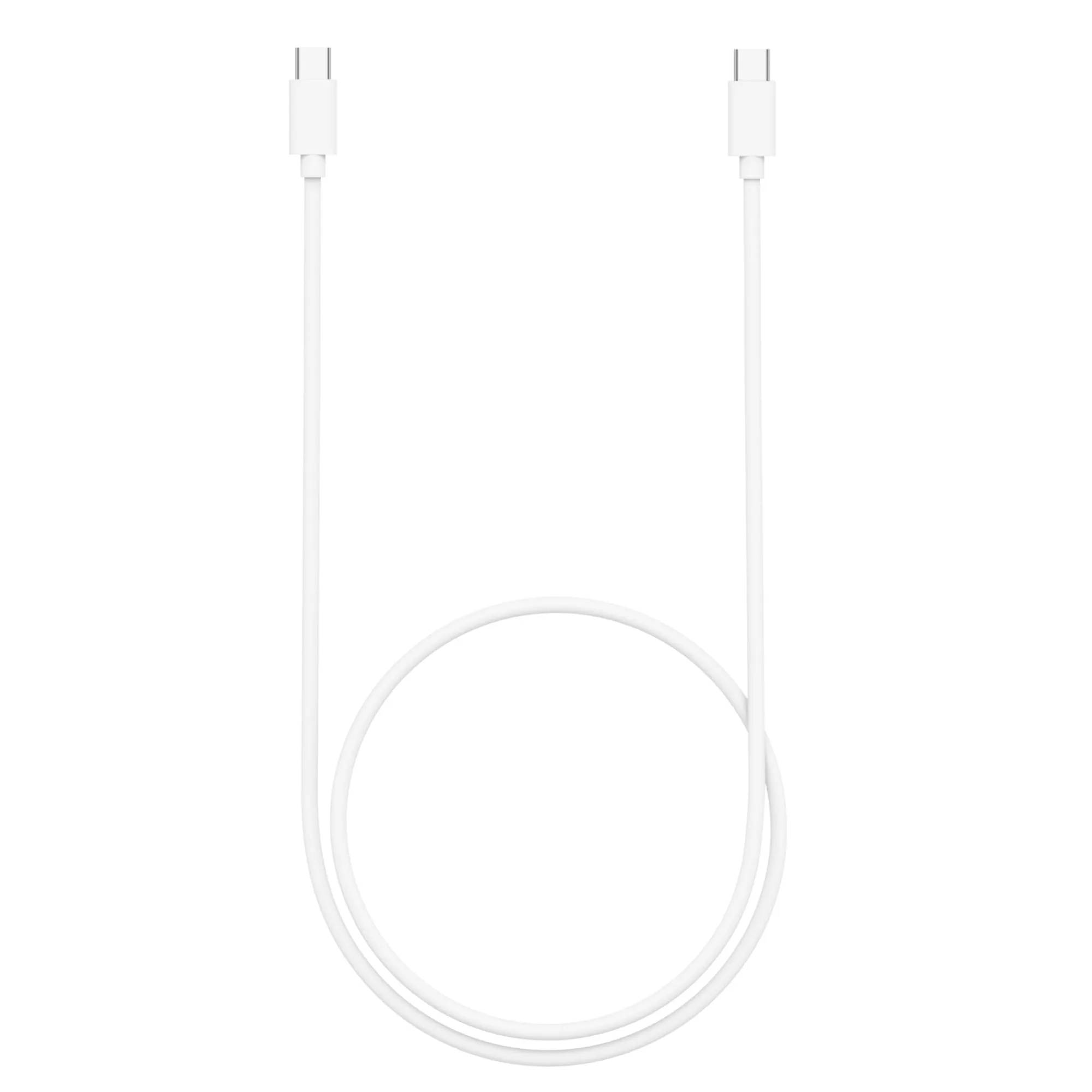 4ft USB-C to USB-C PVC Cable - White