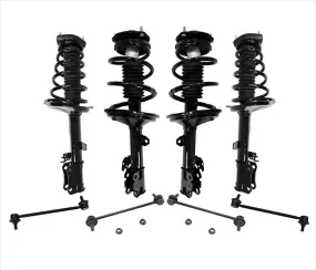 8Pc Complete Struts for Toyota Highlander 01-03 Front Wheel Drive 4 Speed Auto