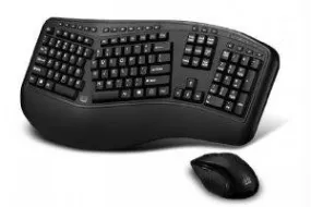 Adesso Adesso Tru-form Media 1500 - Wireless Ergonomic Keyboard & Laser Mouse