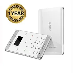 AIEK M3 ULTRA SLIMMEST CREDIT CARD SIZE MOBILE PHONE GOLDEN