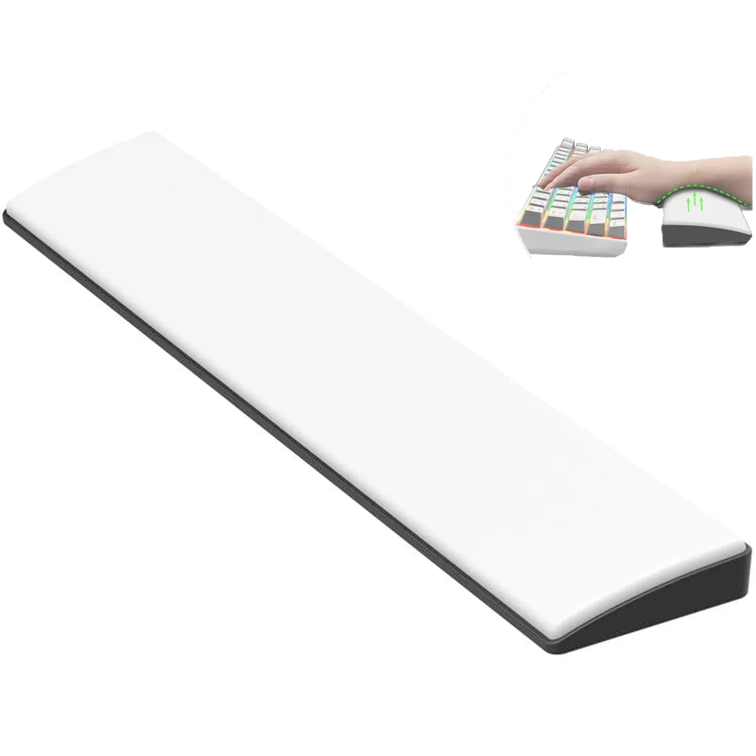 Ajazz Wrist pad white 104key