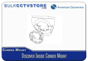 American Dynamics ADCPWMCRNR - Discover Indoor Mount - Inside Corner - White