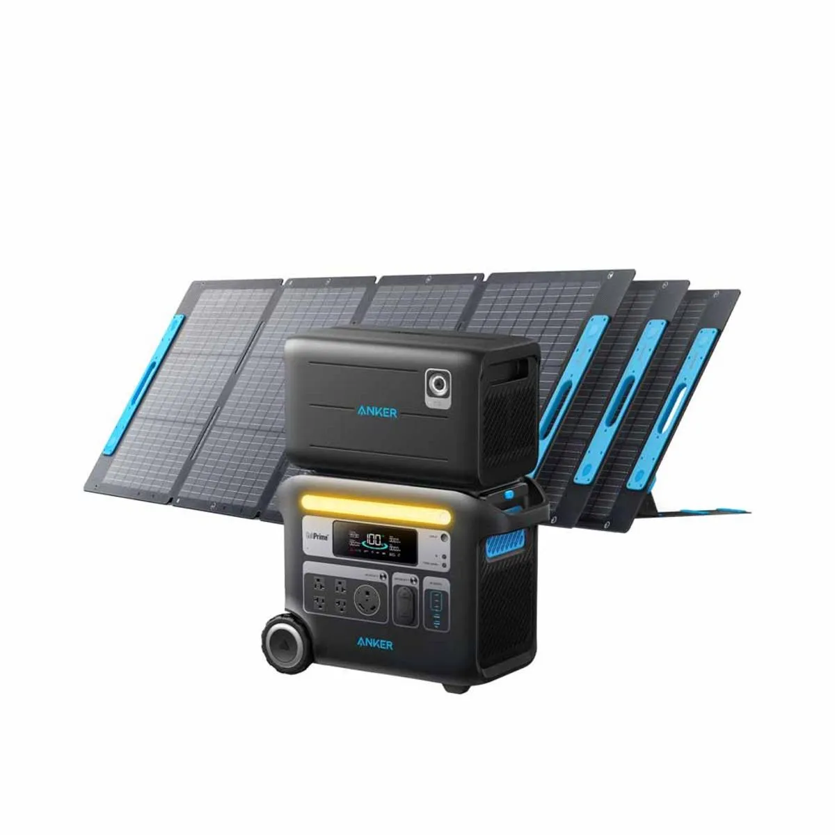 Anker Solar Generator 767 - PowerHouse 2048Wh with 3 x 200W Solar Panel and Expansion Battery