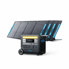 Anker Solar Generator 767 - PowerHouse 2048Wh with 4 x 200W Solar Panels