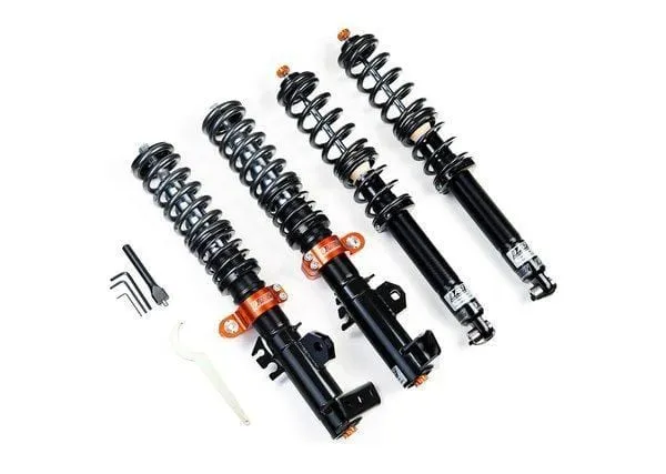 AST Suspension 5100 Series 1-Way Coilovers (True Rear - Front and Rear Top Mounts Not Included) ACU-B1106S - 2000-2005 BMW 325i Sedan-Touring-Coupe-Convertible (E46)