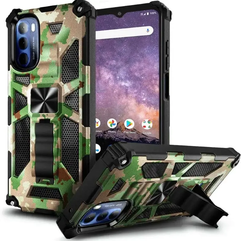 AT&T Motivate Max / Cricket Ovation 3 Armor Case with Kickstand & Magnetic Mount