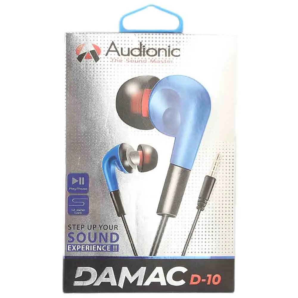 Audionic Damac Handsfree (T-10) - Blue