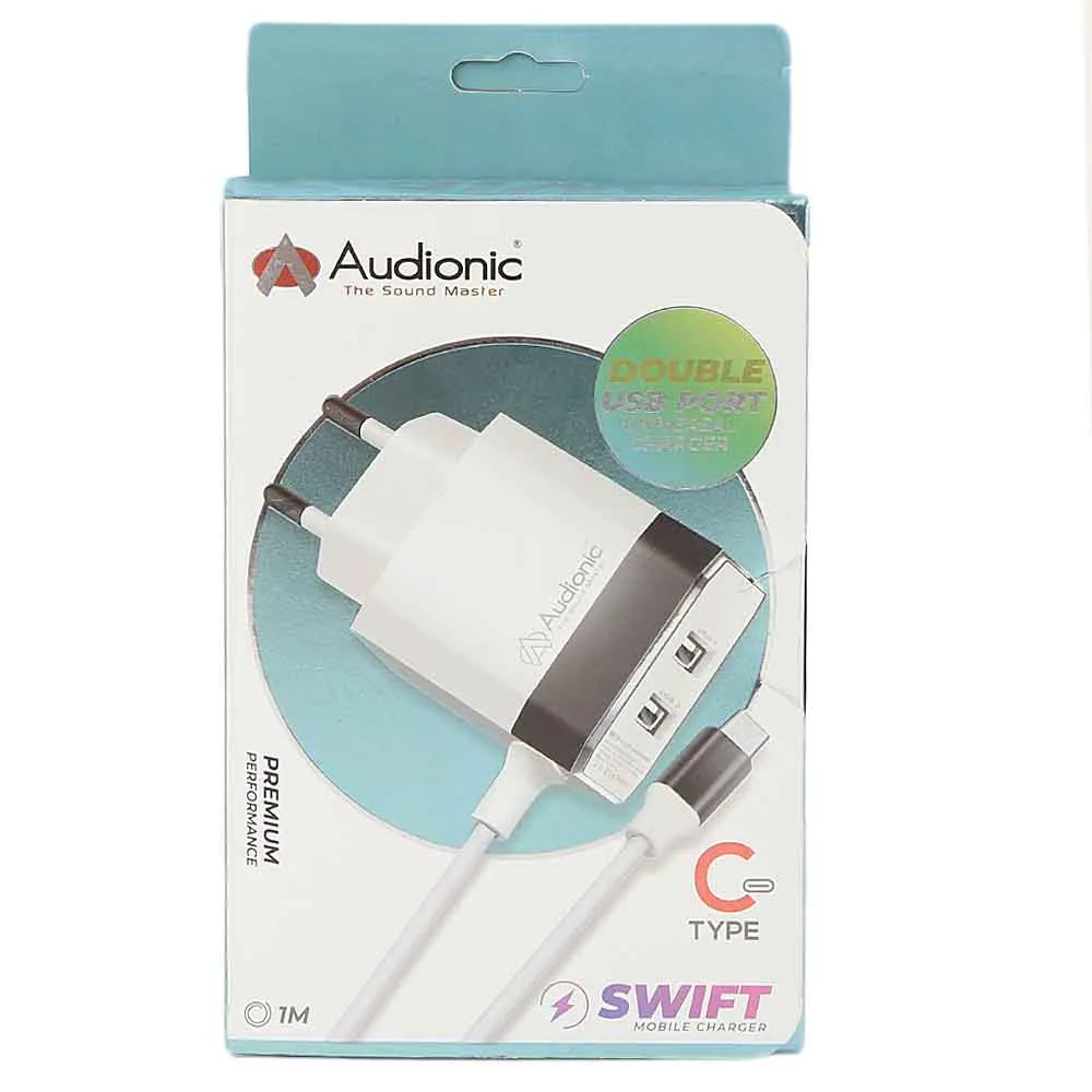 Audionic Swift Mobile Charger (S35) - White