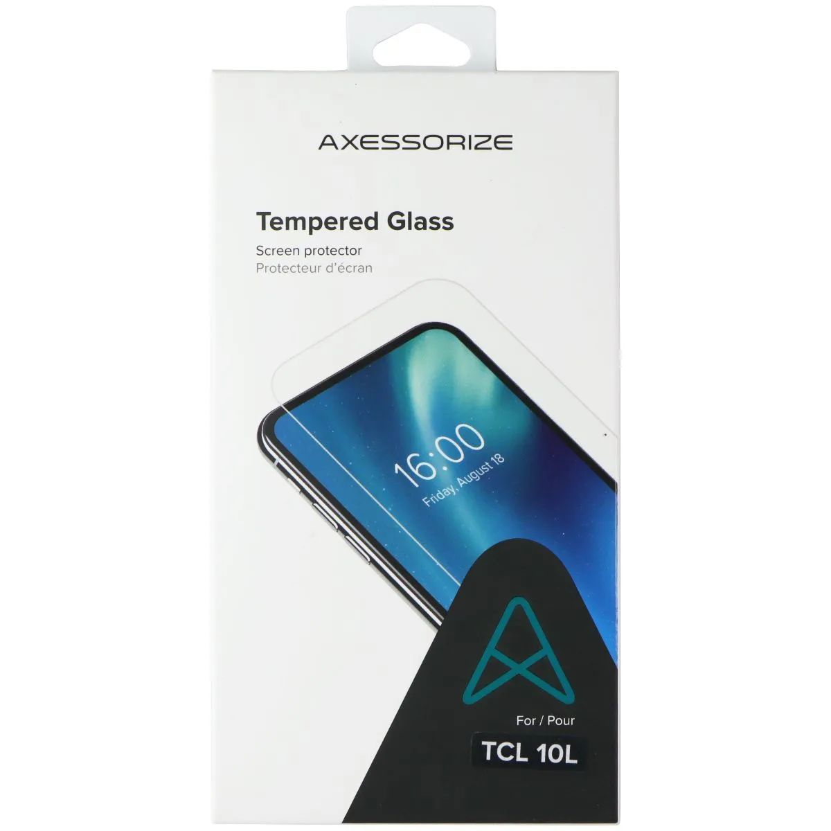 AXESSORIZE Tempered Glass Screen Protector for TCL 10L Smartphone