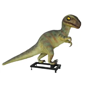 Baby T-Rex Dinosaur On Base Life Size Statue