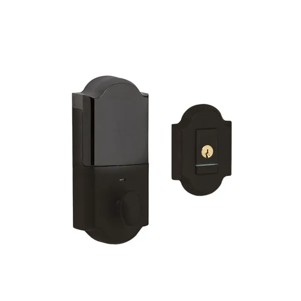 Baldwin Arched - Keyless Entry Deadbolt with Bluetooth Technology - Single Cyl Deadbolt - 112 - Venetian Bronze - Grade 2