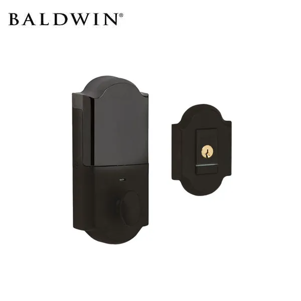 Baldwin Arched - Keyless Entry Deadbolt with Bluetooth Technology - Single Cyl Deadbolt - 112 - Venetian Bronze - Grade 2