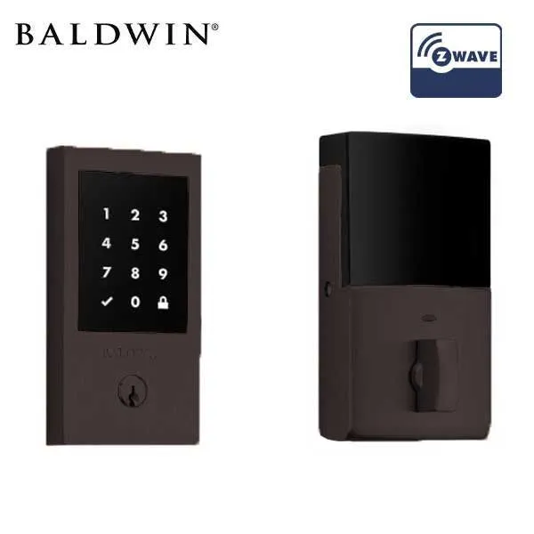 Baldwin Estate - 8225 Minneapolis Electronic Smart Deadbolt - Singl Cyl  - Z-Wave - 112 - Venetian Bronze - Grade 2