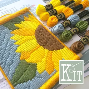 Bargello Kit - Sunflower - Tapestry Kit - FREE SHIPPING