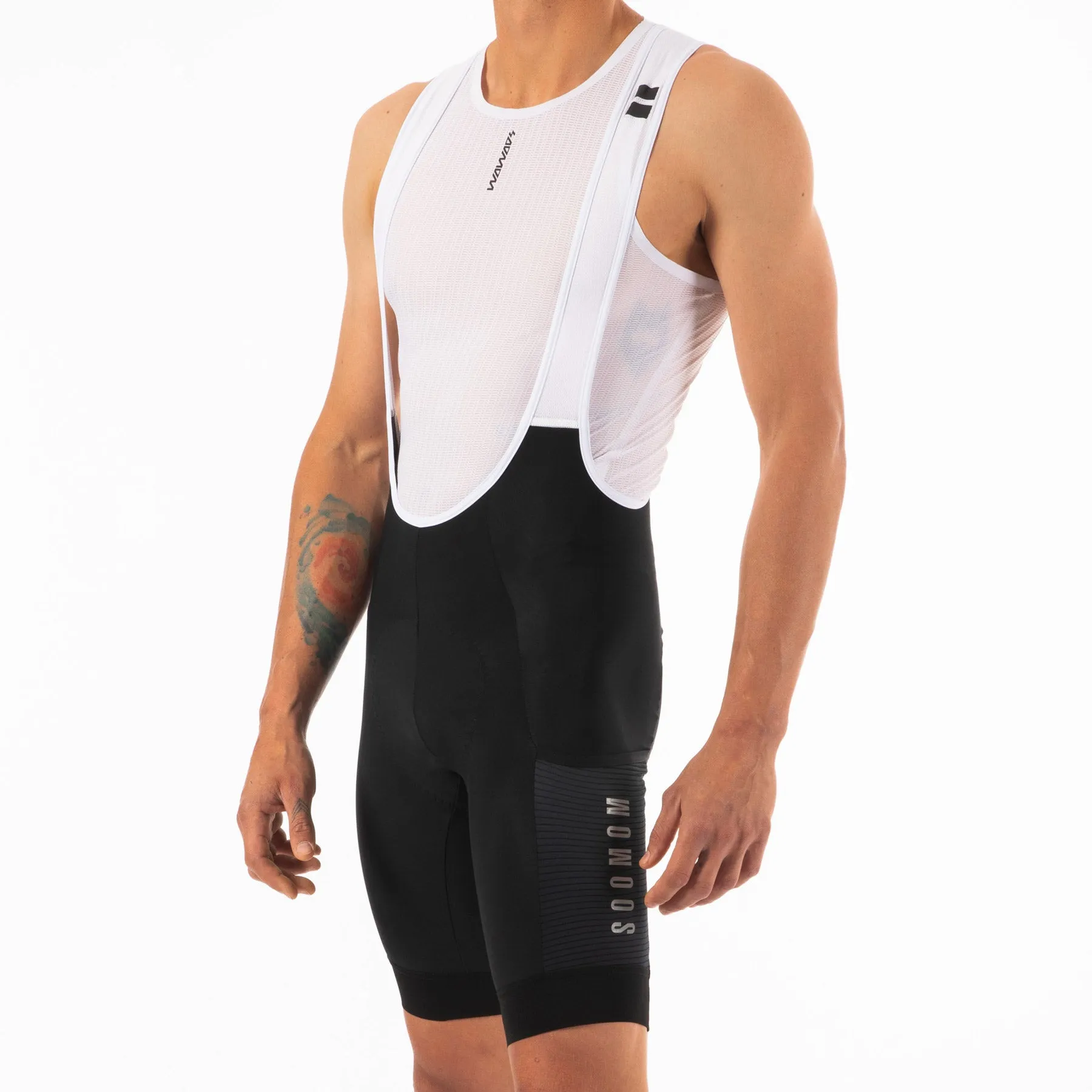 Base Cargo Bib Shorts - Black