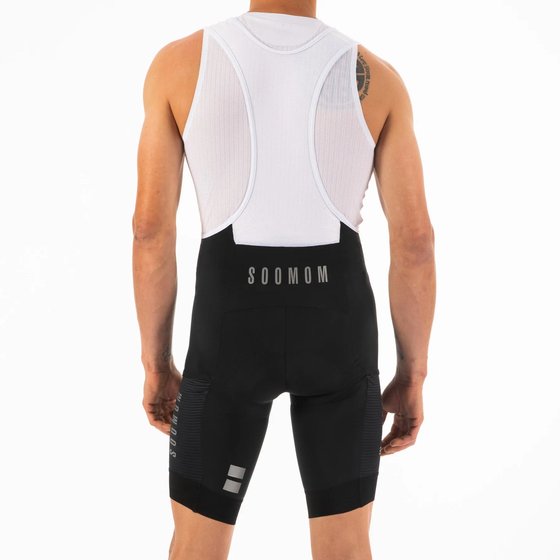 Base Cargo Bib Shorts - Black