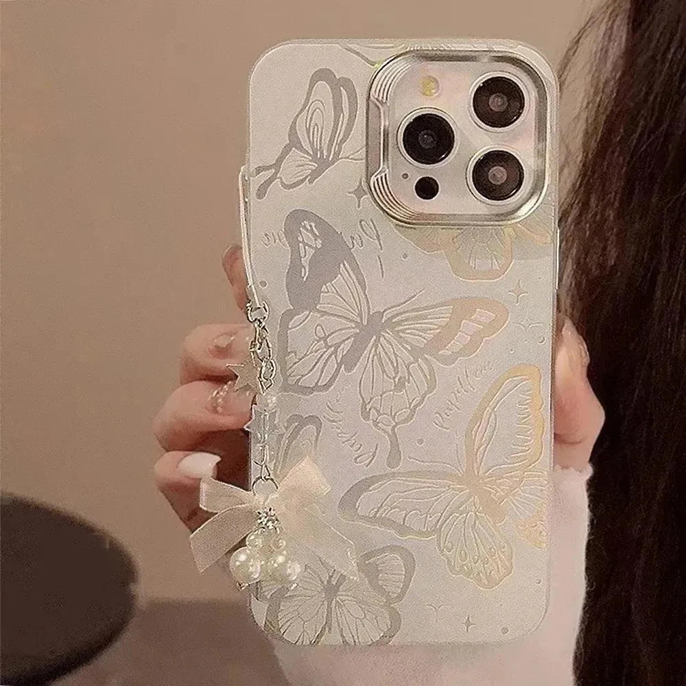 Beautiful Glitter Butterfly Phone Case (For iPhones)