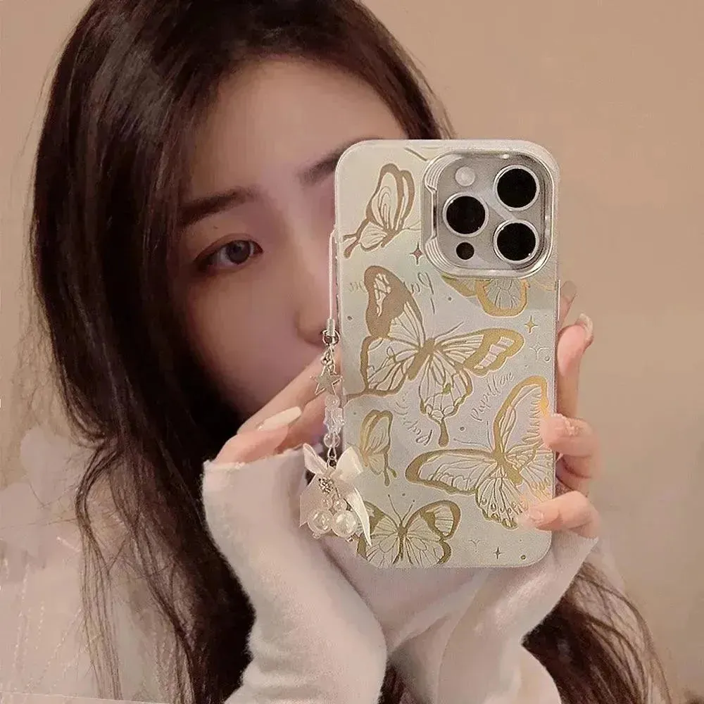 Beautiful Glitter Butterfly Phone Case (For iPhones)