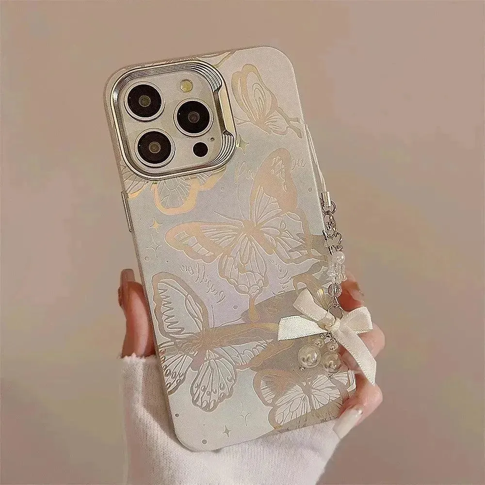 Beautiful Glitter Butterfly Phone Case (For iPhones)