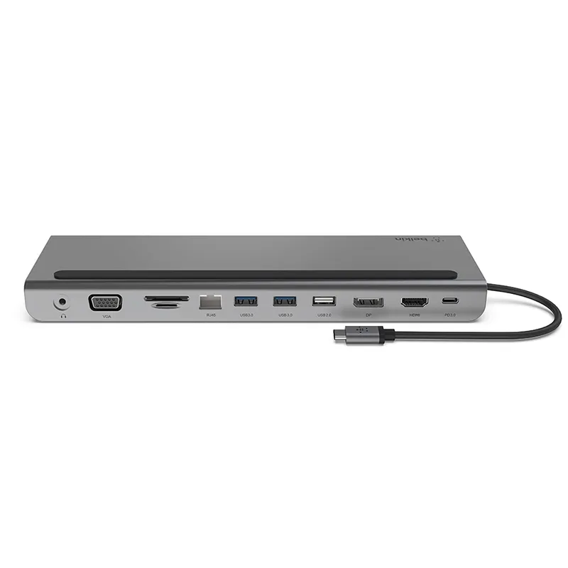 Belkin INC004btSGY Connect USB-C 11-in-1 Multiport Dock