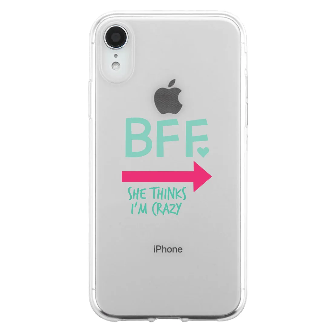 BFF Mint Pink Arrow BFF Matching Phone Covers Cool Friendship Gift