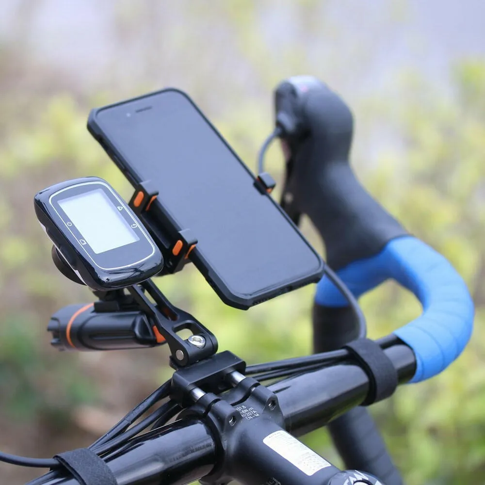 Bicycle Computer Mount Holder Bike Sports Camera Mount Universal Bike Phone Mount Bicycle Flashlight Mount Multifunctional Bike Mount