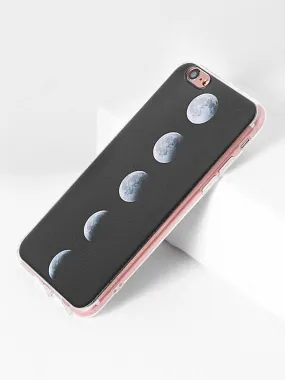 Black Total Solar Eclipse Pattern iPhone Case