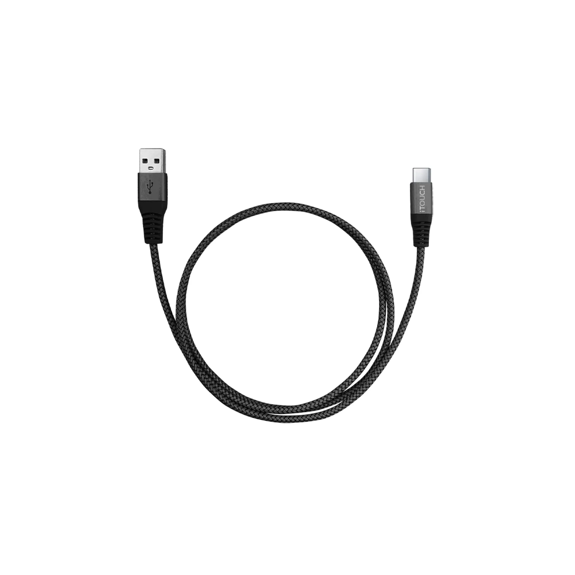 Black USB-C Charging Cable: 3FT