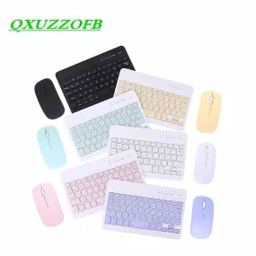 Bluetooth Keyboard And Mouse For Phone Tablet Android IOS Windows Wireless Mouse Keyboard Combo Kits Bluetooth-compatible IPad