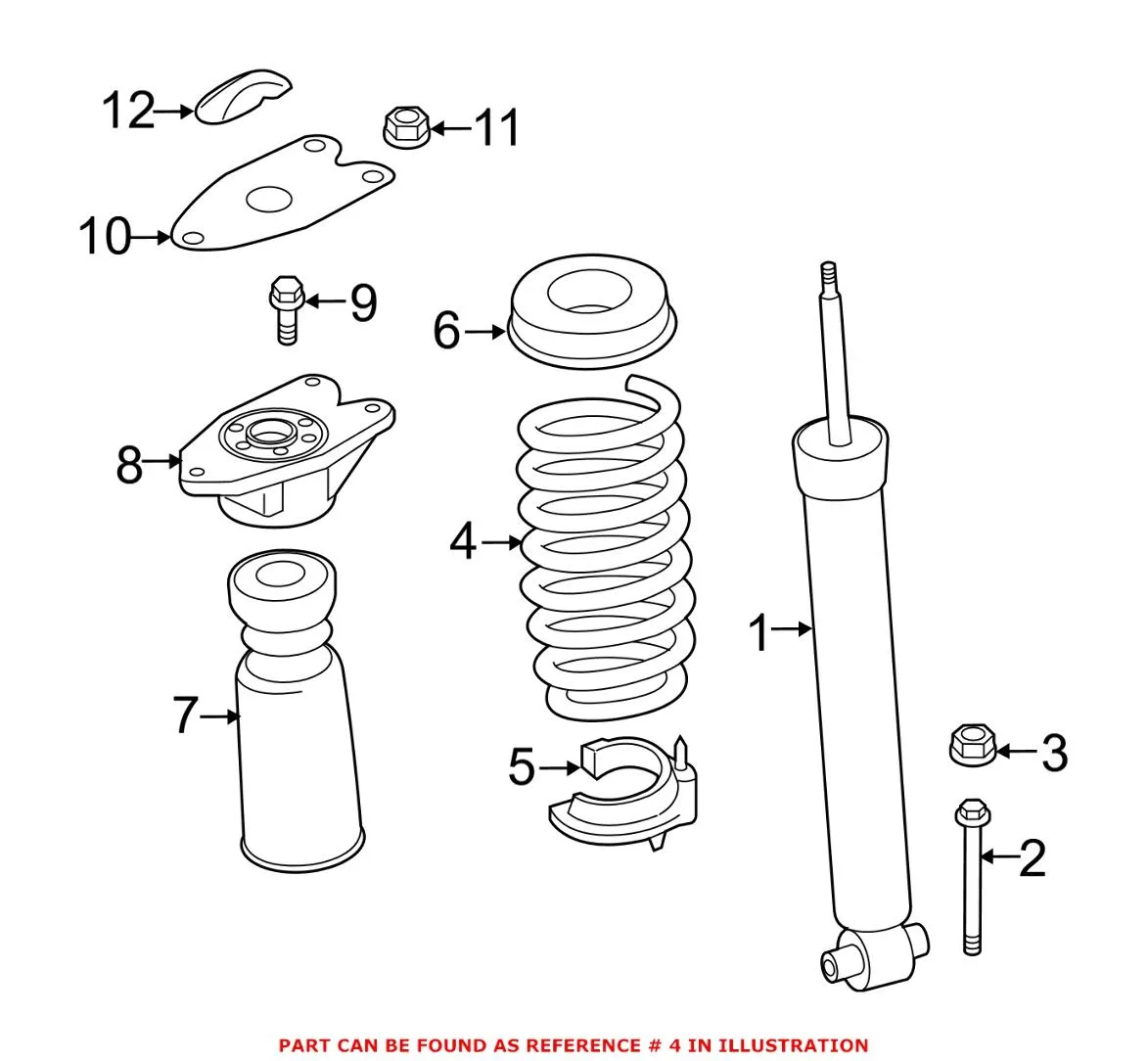 BMW Coil Spring – Rear 33536851725