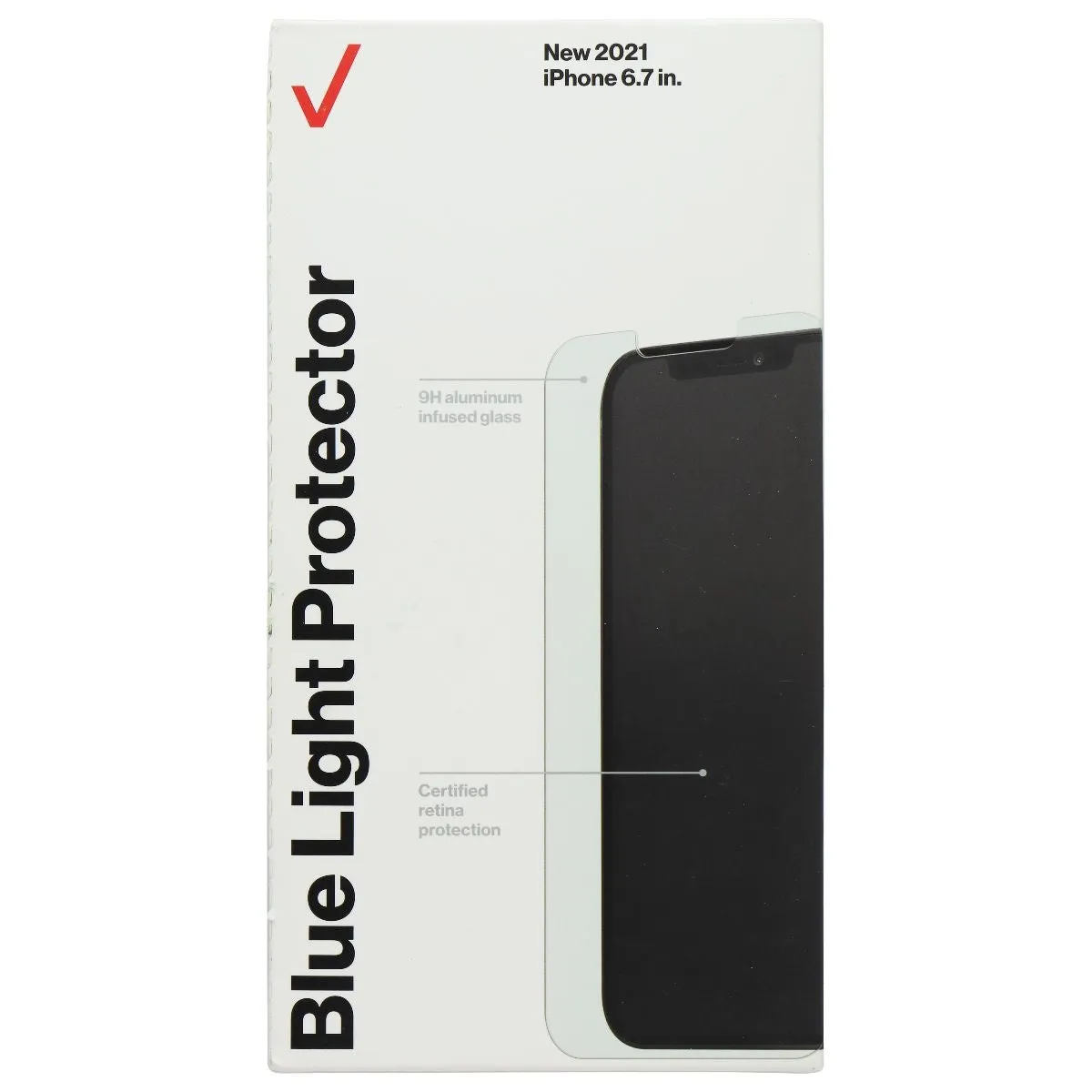 BodyGuardz Verizon Blue Light Screen Protector for iPhone 13 Pro Max - Clear