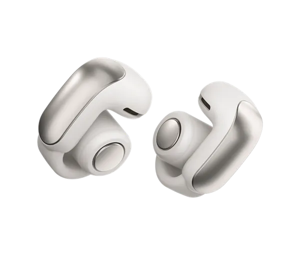 Bose Ultra Open Earbuds with OpenAudio Technology, Open Ear Wireless Earbuds, Up to 48 Hours of Battery Life, White 881046-0020