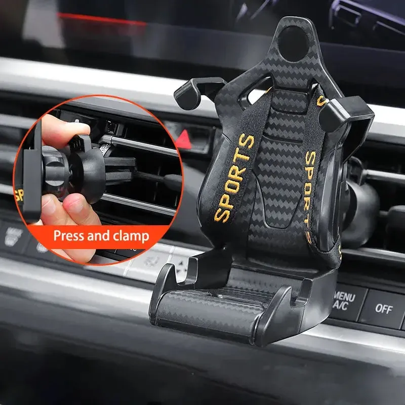 Car Racing Seat Phone Holder