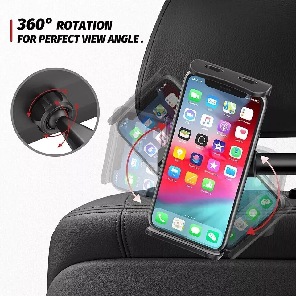 Car Tablet Holder Mount for iPad, Samsung Tablet, iPhone, Android Universal