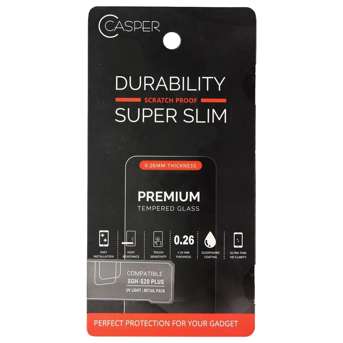 Casper Durability Series Slim Screen Protector for Samsung Galaxy S20 Plus