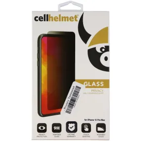 Cellhelmet Privacy Tempered Glass Screen Protector for iPhone 13 Pro Max - Black