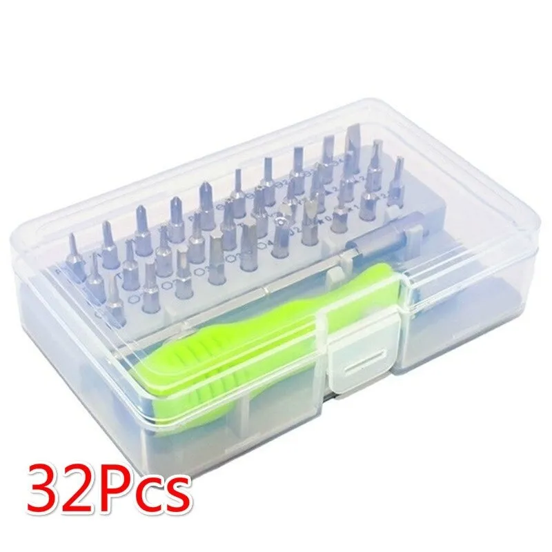 Creative 32 In 1 Screwdriver Set Precision Mini Magnetic Screwdriver Bits Kit Phone Mobile IPad Camera Maintenance Tool Repair