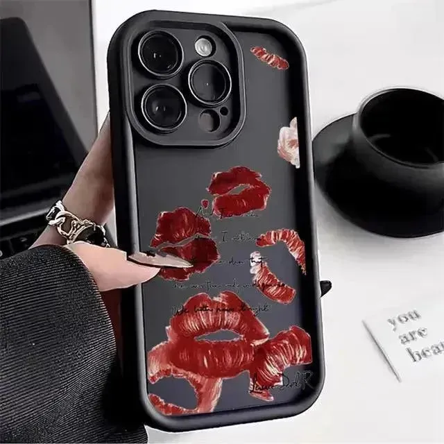 Creative Kiss Mark Case (For iPhones)