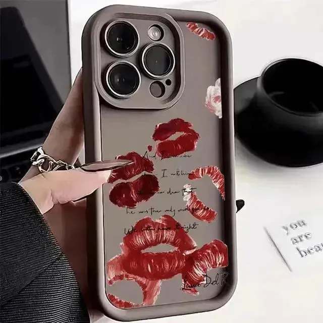 Creative Kiss Mark Case (For iPhones)