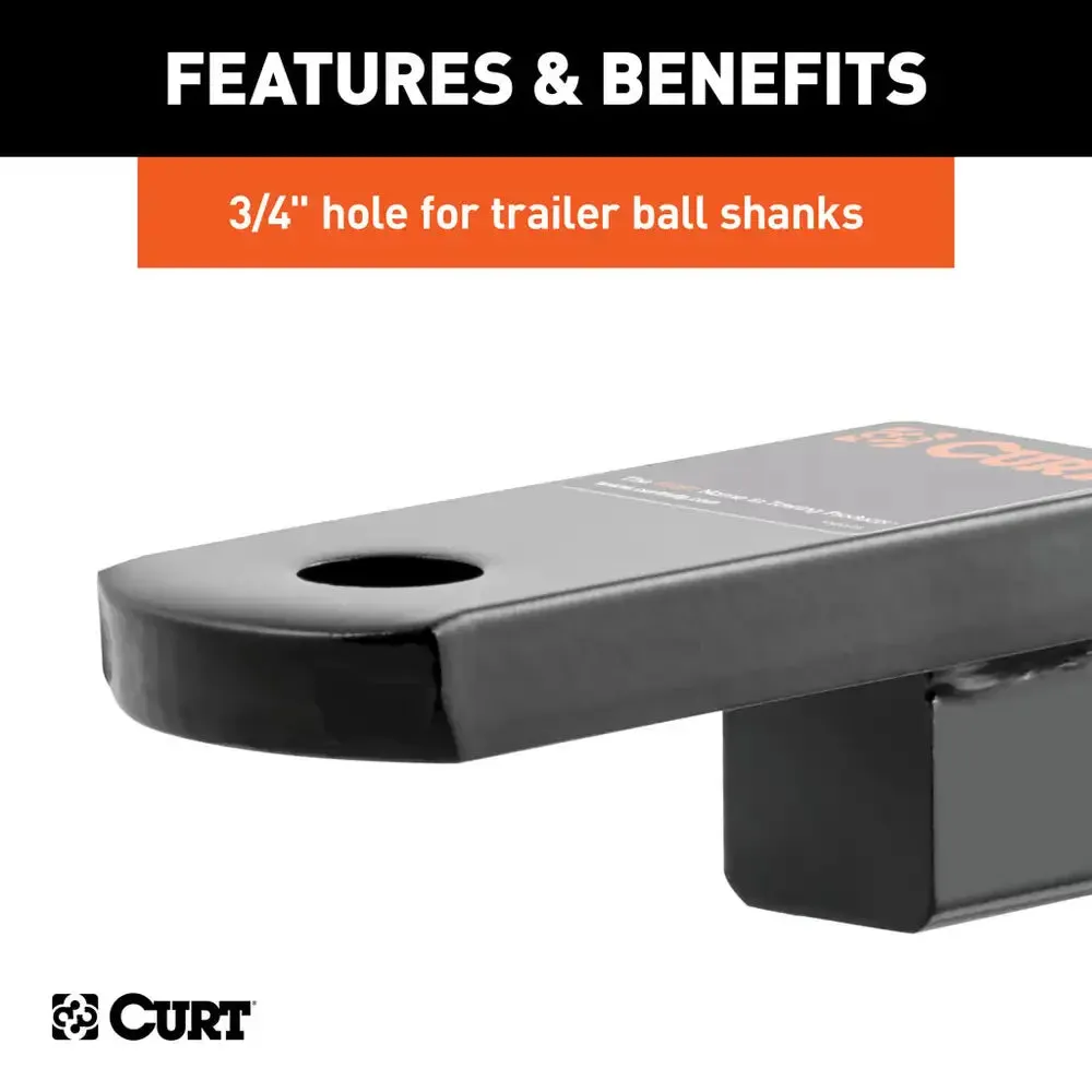 Curt Class 2 Ball Mount (1-1/4" Shank, 3,500 lbs., 1-1/4" Rise, 9-3/4" Long)