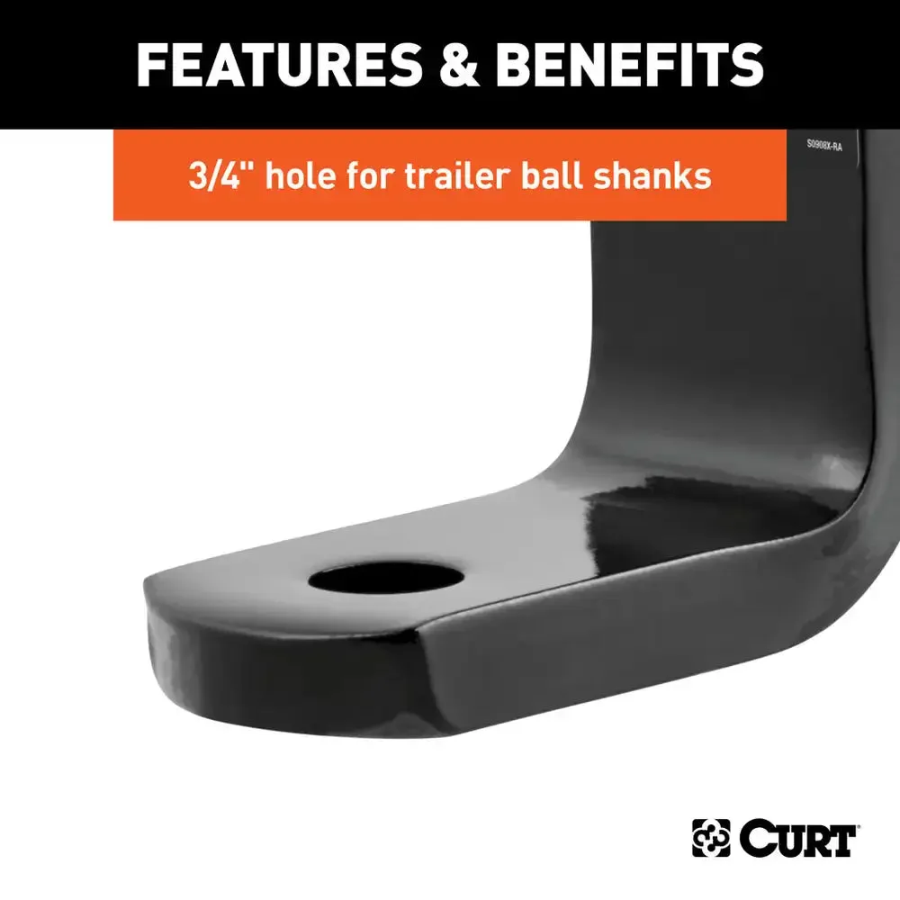 Curt Class 2 Ball Mount (1-1/4" Shank, 3,500 lbs., 3-1/4" Drop, 7-1/4" Long)