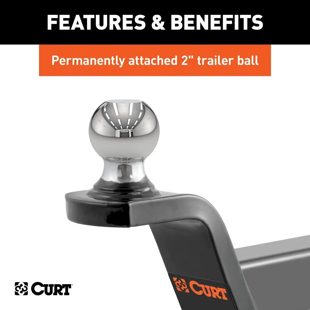 Curt Fusion 7.5k Hitch 2" Rise | 2" Shank | 2" Ball